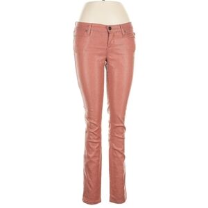 ALLSAINTS Spitalfields Pink Coated Skinny Jeggings Size 28 Designer Denim